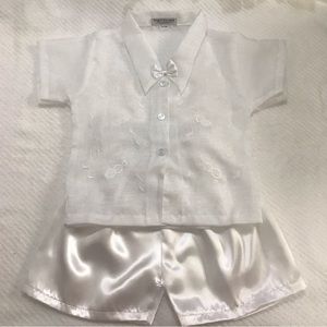 Baby Boy/Infant White Barong Set